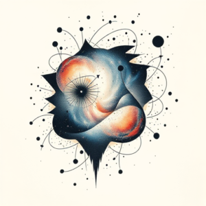 Abstract Galaxy Tattoo