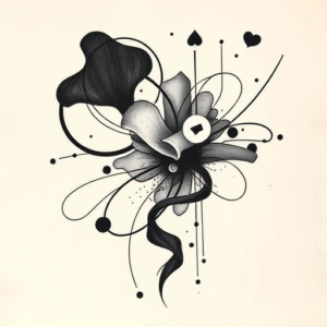 Abstract Gambling Tattoo