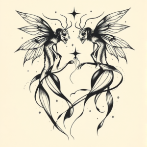 Abstract Hades Tattoo