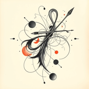 Abstract Hannya Tattoo