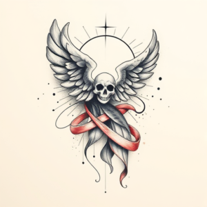 Abstract Heaven Tattoo