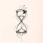 Abstract Hourglass Tattoo