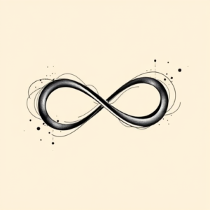 Abstract Infinity Tattoo