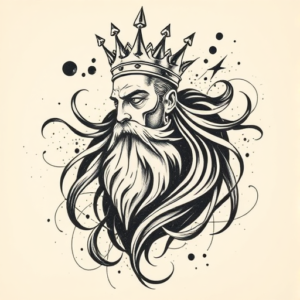 Abstract King Tattoo