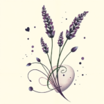 Abstract Lavender Tattoo