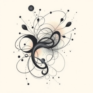 Abstract Lighter Tattoo