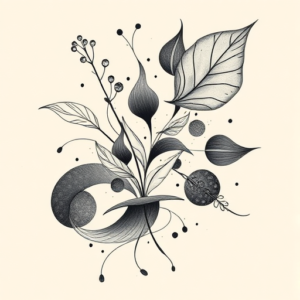 Abstract Nature Tattoo