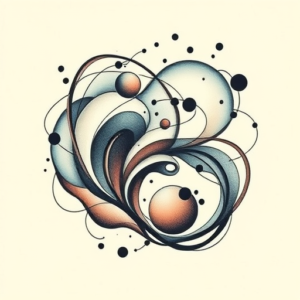 Abstract Ocean Tattoo