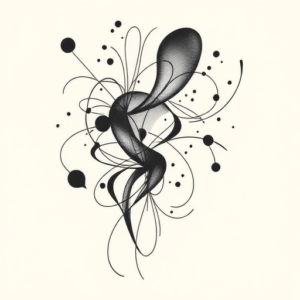 Abstract Pinup Tattoo