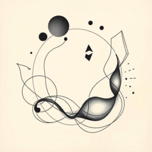 Abstract Planchette Tattoo