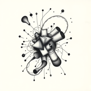 Abstract Puzzle Tattoo