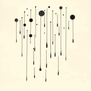 Abstract Rain Tattoo