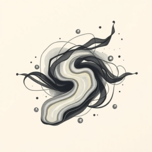 Abstract River Tattoo