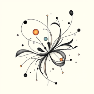 Abstract Sampaguita Tattoo