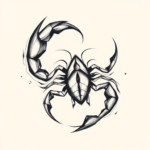 Abstract Scorpio Tattoo