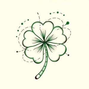 Abstract Shamrock Tattoo