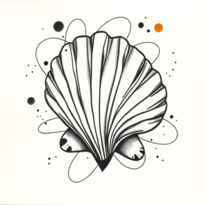 Abstract Shell Tattoo