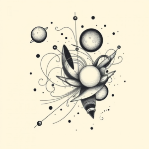 Abstract Space Tattoo