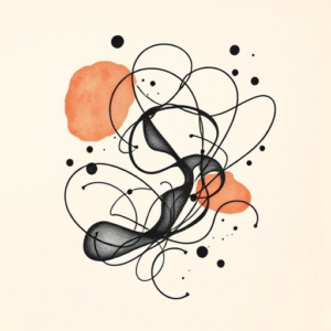 Abstract Stamp Tattoo