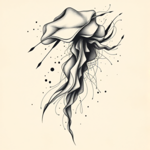 Abstract Storm Tattoo