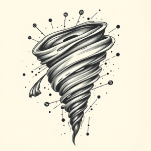 Abstract Tornado Tattoo