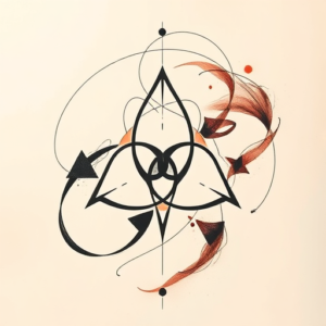 Abstract Trinity Tattoo