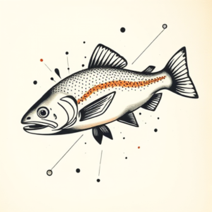 Abstract Trout Tattoo