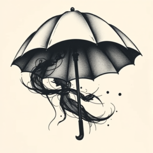 Abstract Umbrella Tattoo