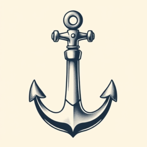 Adorable Anchor Tattoo