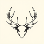 Adorable Antler Tattoo