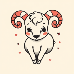 Adorable Aries Tattoo