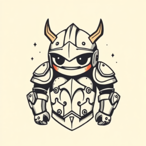 Adorable Armor Tattoo