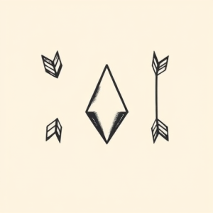 Adorable Arrowhead Tattoo