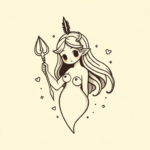 Adorable Artemis Tattoo