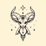 Adorable Baphomet Tattoo
