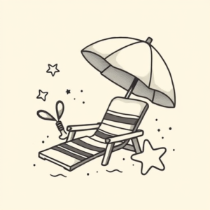 Adorable Beach Tattoo