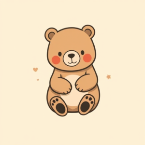 Adorable Bear Tattoo