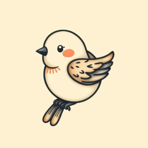 Adorable Bird Tattoo