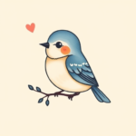 Adorable Bluebird Tattoo