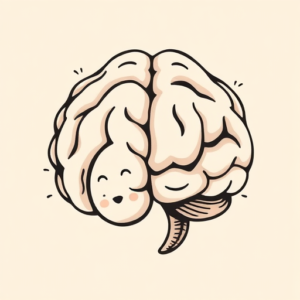 Adorable Brain Tattoo