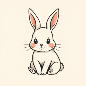 Adorable Bunny Tattoo