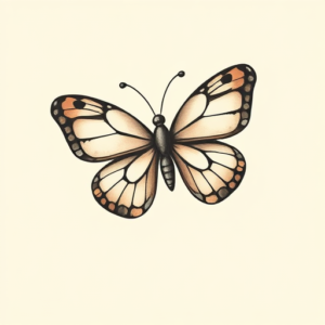 Adorable Butterfly Tattoo