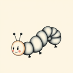 Adorable Caterpillar Tattoo