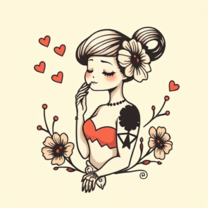 Adorable Catrina Tattoo
