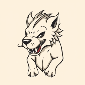 Adorable Cerberus Tattoo