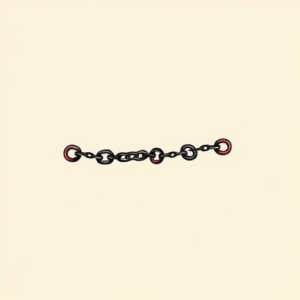 Adorable Chain Tattoo