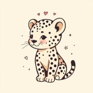 Adorable Cheetah Tattoo