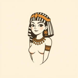 Adorable Cleopatra Tattoo