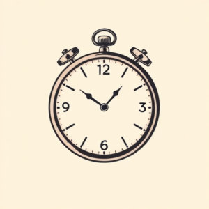 Adorable Clock Tattoo