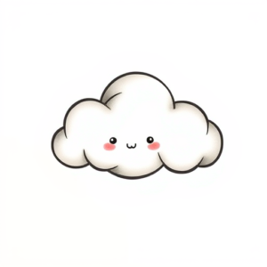 Adorable Cloud Tattoo